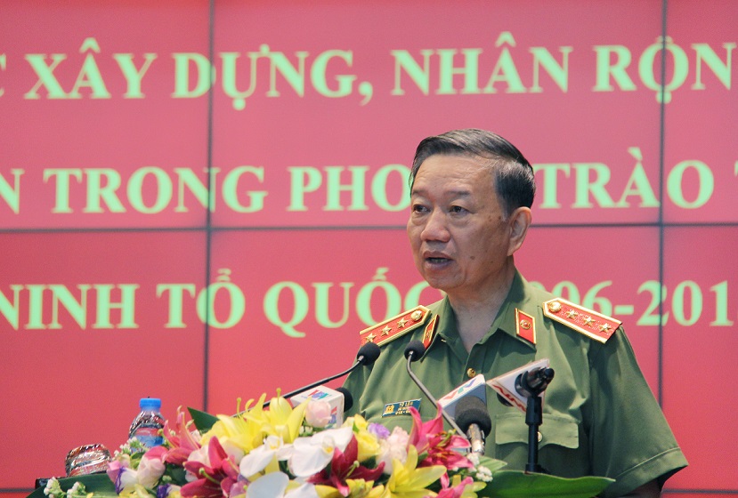 Bộ trưởng Tô Lâm phát biểu tại Hội nghị.