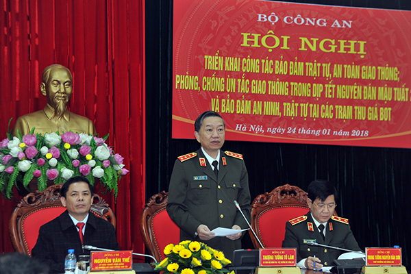Bộ trưởng Bộ Công an Tô Lâm phát biểu chỉ đạo tại Hội nghị