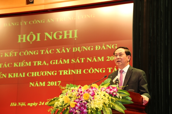 Chủ tịch nước Trần Đại Quang phát biểu tại Hội nghị