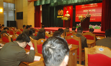 Toàn cảnh Hội nghị quán triệt Nghị quyết Hội nghị lần thứ 6 BCH TƯ Đảng khóa XII