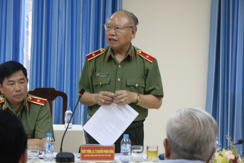 Thiếu tướng, GS.TS Nguyễn Phùng Hồng, Nguyên Tổng biên tập Tạp chí Công an nhân dân