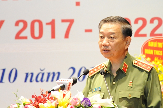 Bộ trưởng Tô Lâm phát biểu chỉ đạo Đại hội